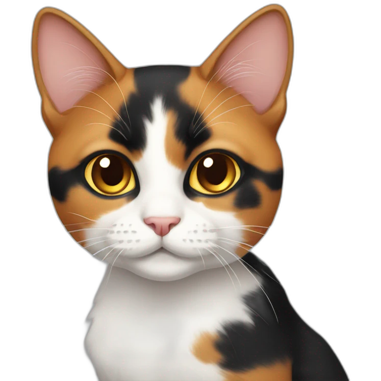 Small calico cat emoji