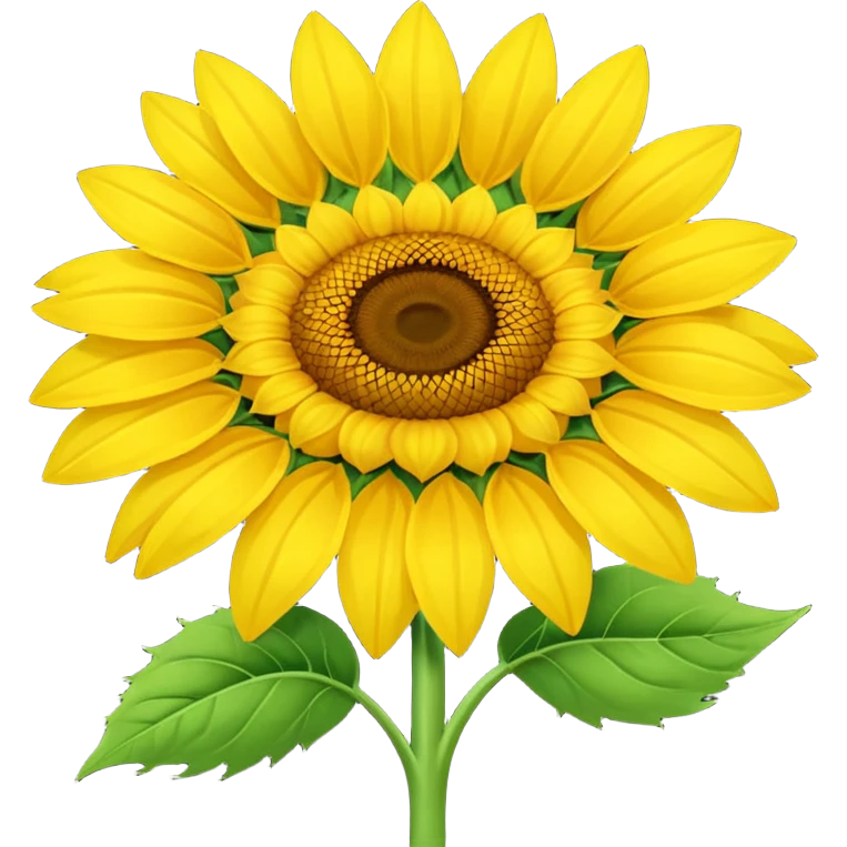 Sunflower yellow  emoji