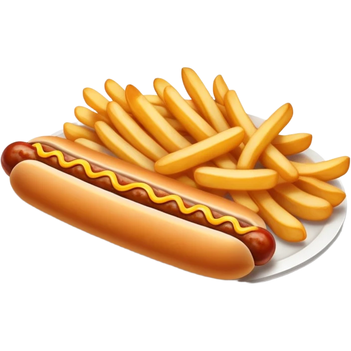 Beef hot links and fries  emoji