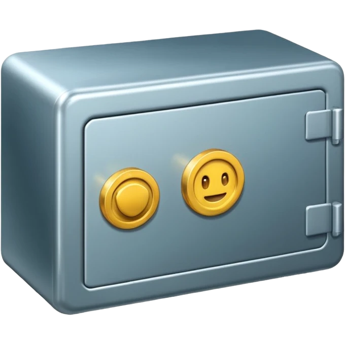 safe deposit box in a bank emoji