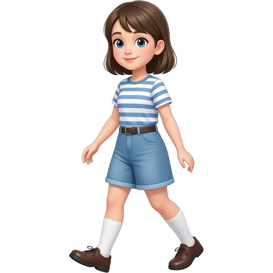 a girl who walks on tiptoes emoji