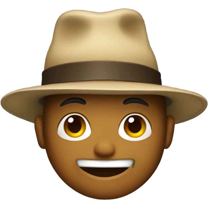Me wearing a hat emoji