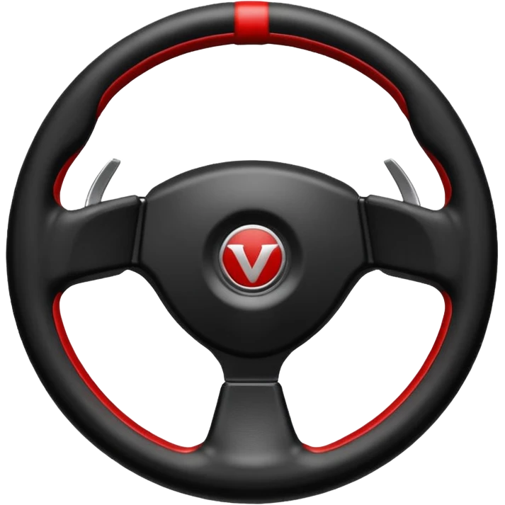 volante de racing sin logo emoji
