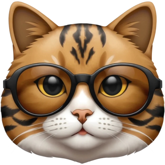 Cat wearing sunglasses emoji
