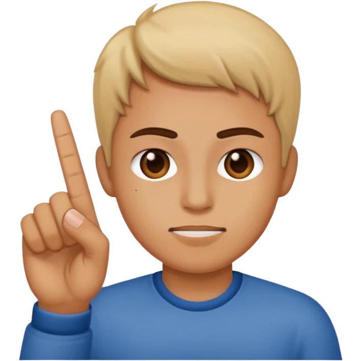 Giving the finger emoji