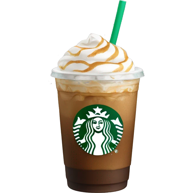Starbucks cold coffee emoji