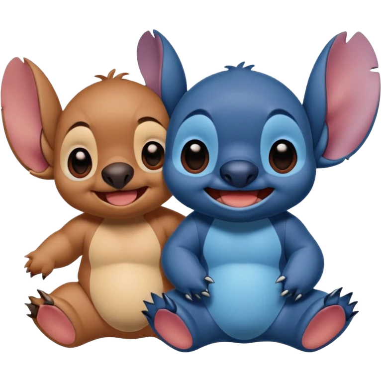 Stitch angel and lilo emoji