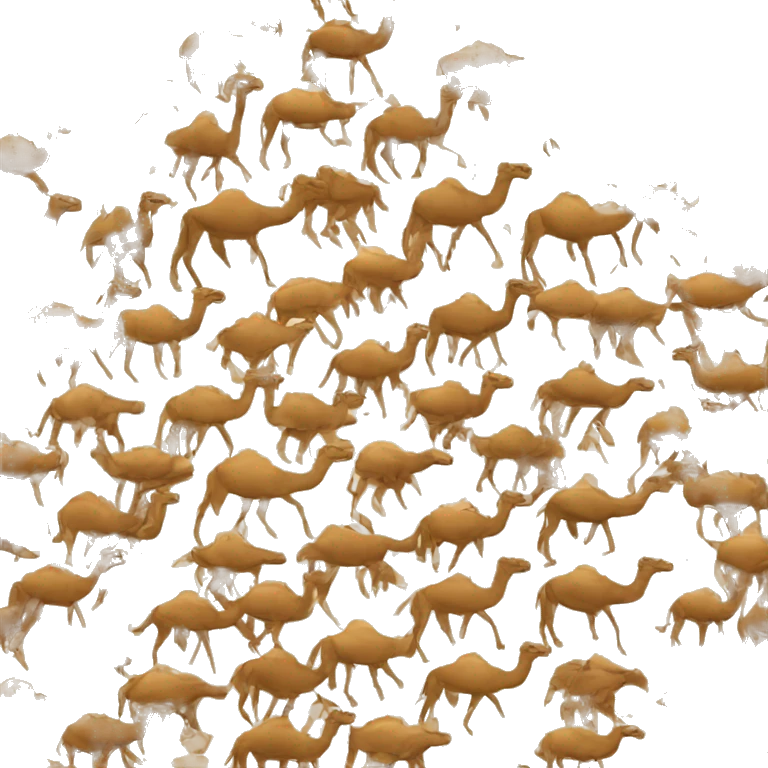 Camel race emoji