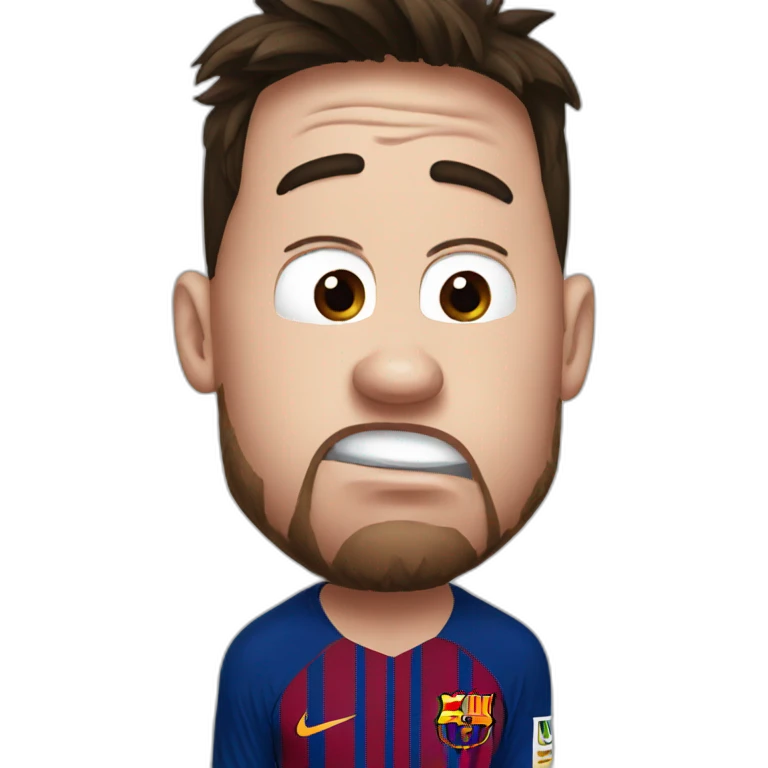 Messi cry emoji