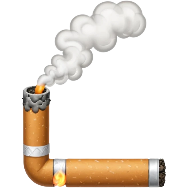 Cigarette smoking emoji