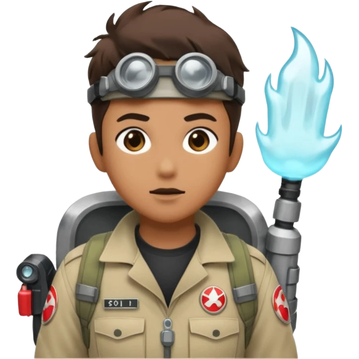 Create me a Ghost Buster in Solo leveling anime style emoji