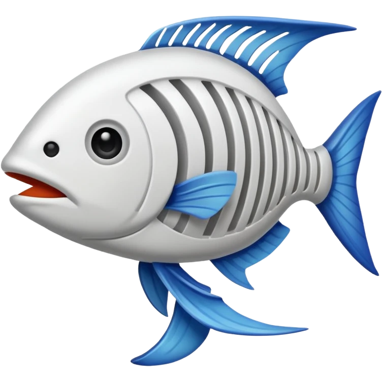 ios fishbone emoji  emoji