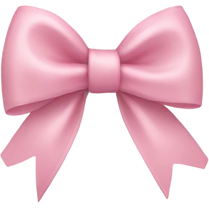 Light pink bow  emoji