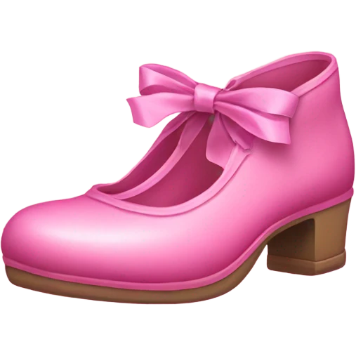 pink shoes with ribbon emoji