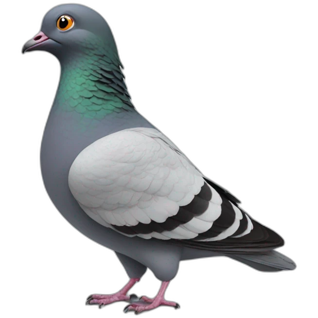 Panicking Pigeon emoji