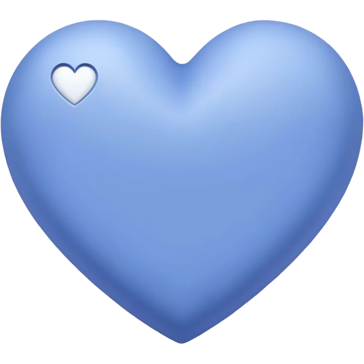 matte periwinkle heart emoji