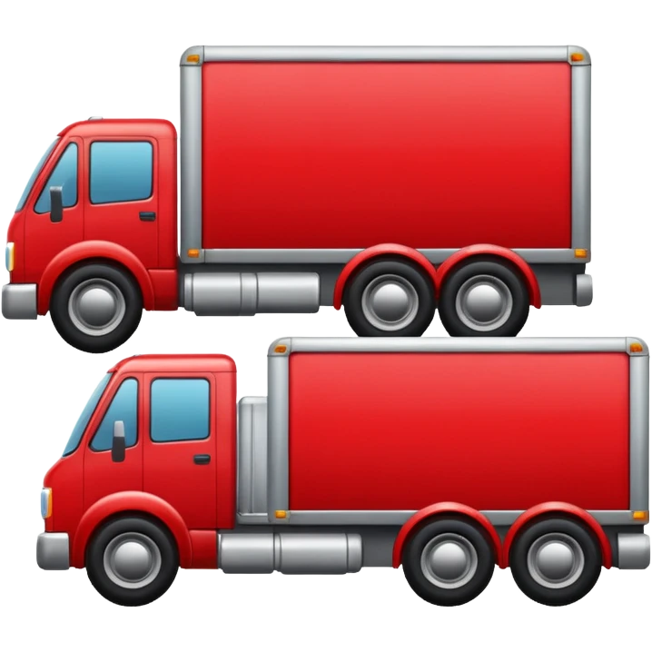 Moving truck or dolly
 emoji