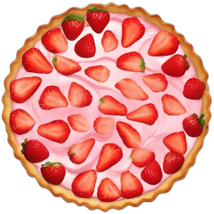 tarte au fraise emoji