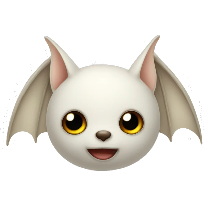 white bat emoji