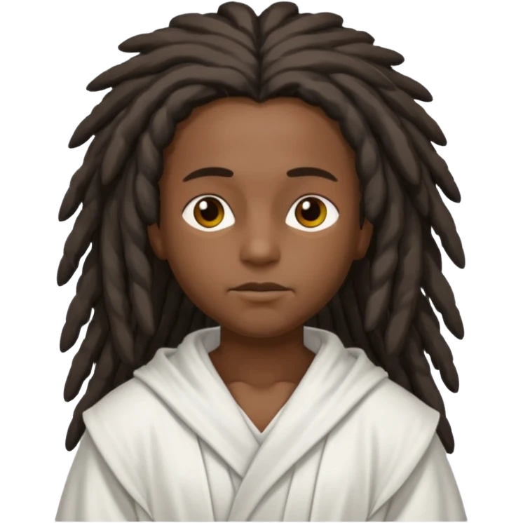 angel negro y rastas emoji