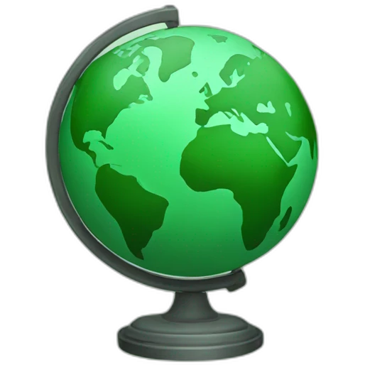 green-globe emoji
