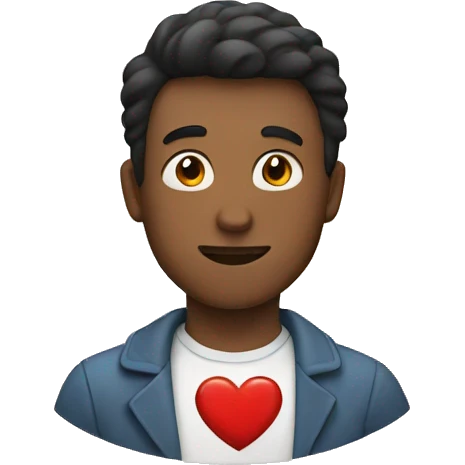 man and Heart  emoji