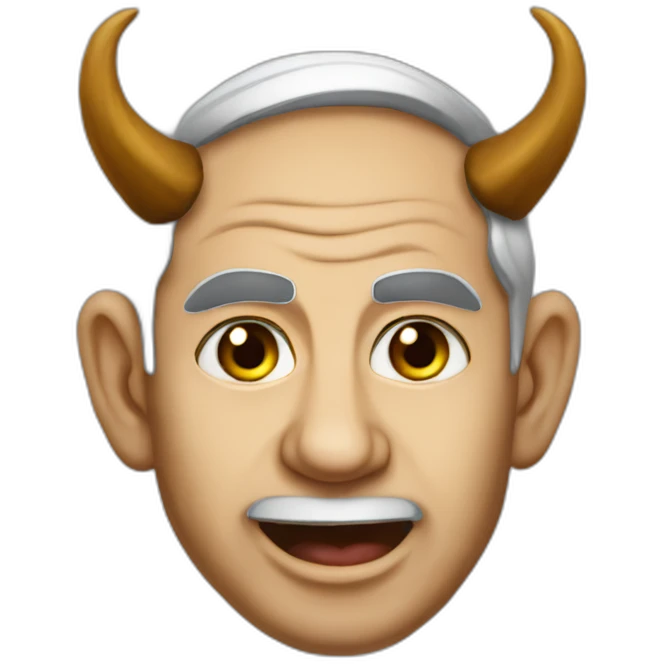 Horned Bibi Netanyahu emoji