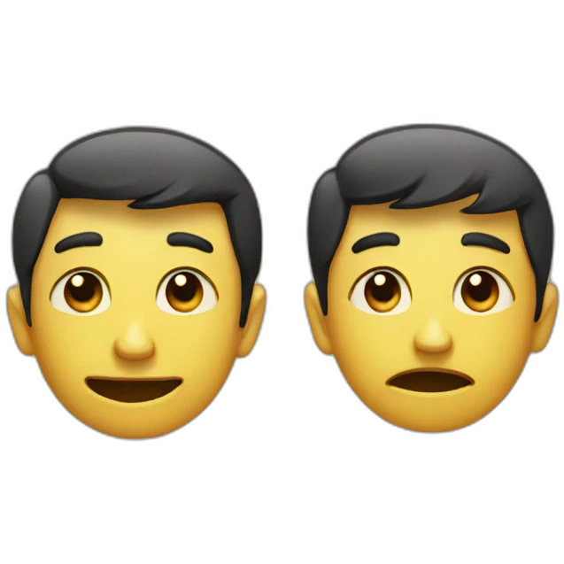Happy and sad emoji