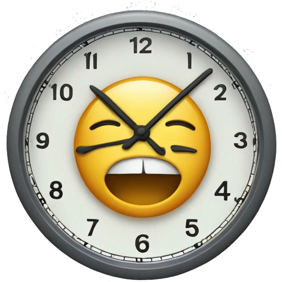 clock fasting emoji