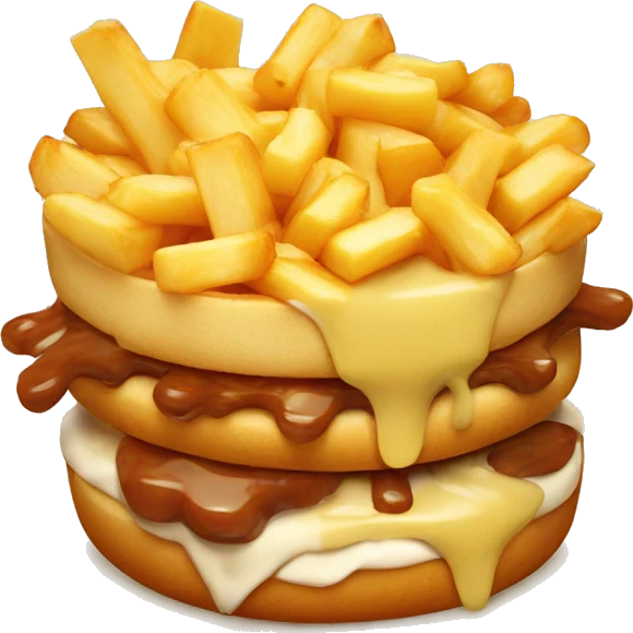 Poutine mange le pain emoji