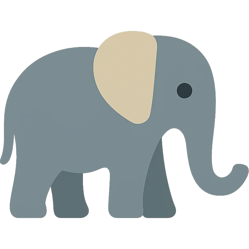 Elephant emoji