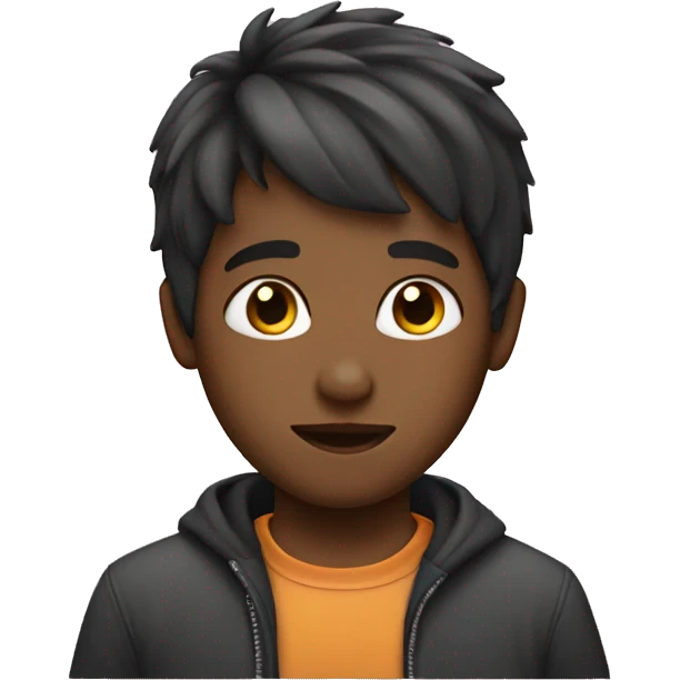 Boy with taper hair cut emoji