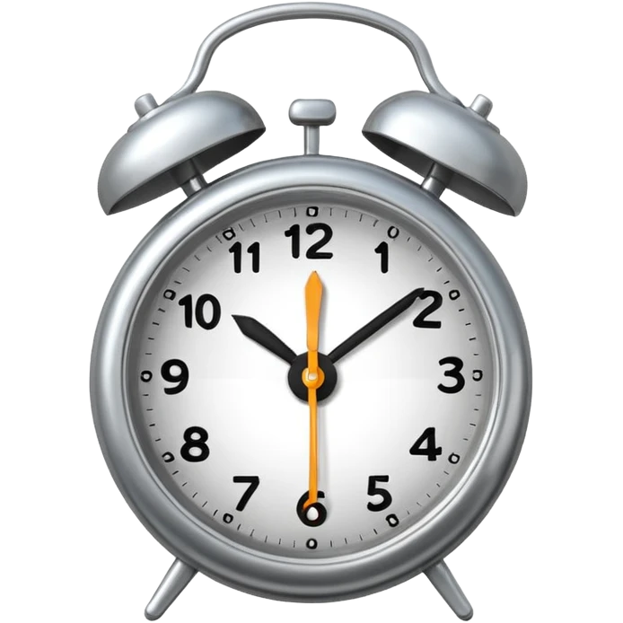 Alarm clock emoji