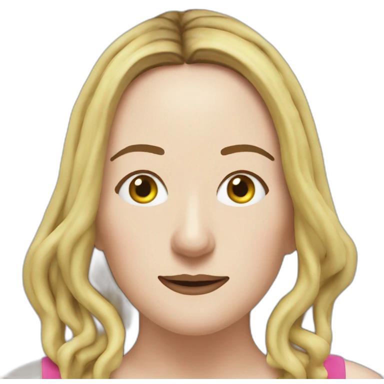 Victoria Coren-Mitchell swimming in custard emoji