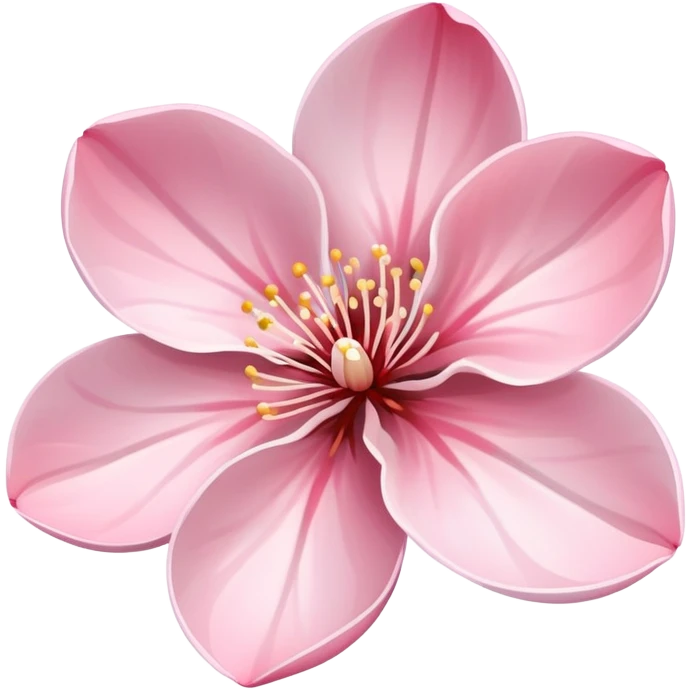 cherry blossom flower with delicate pink petals emoji