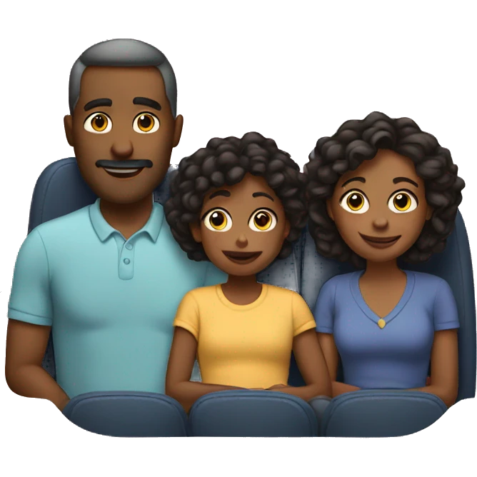 family in the cinema  emoji
