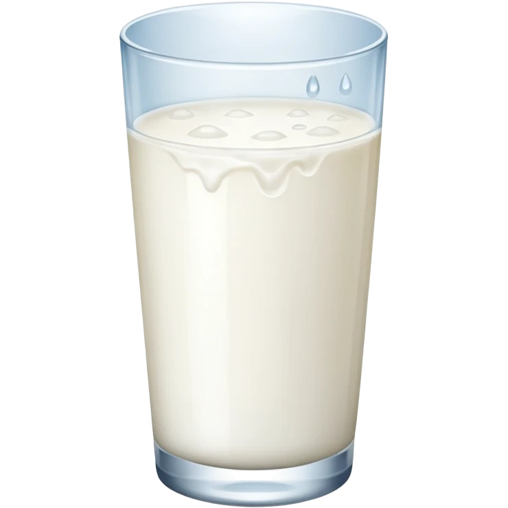 Glass of milk emoji