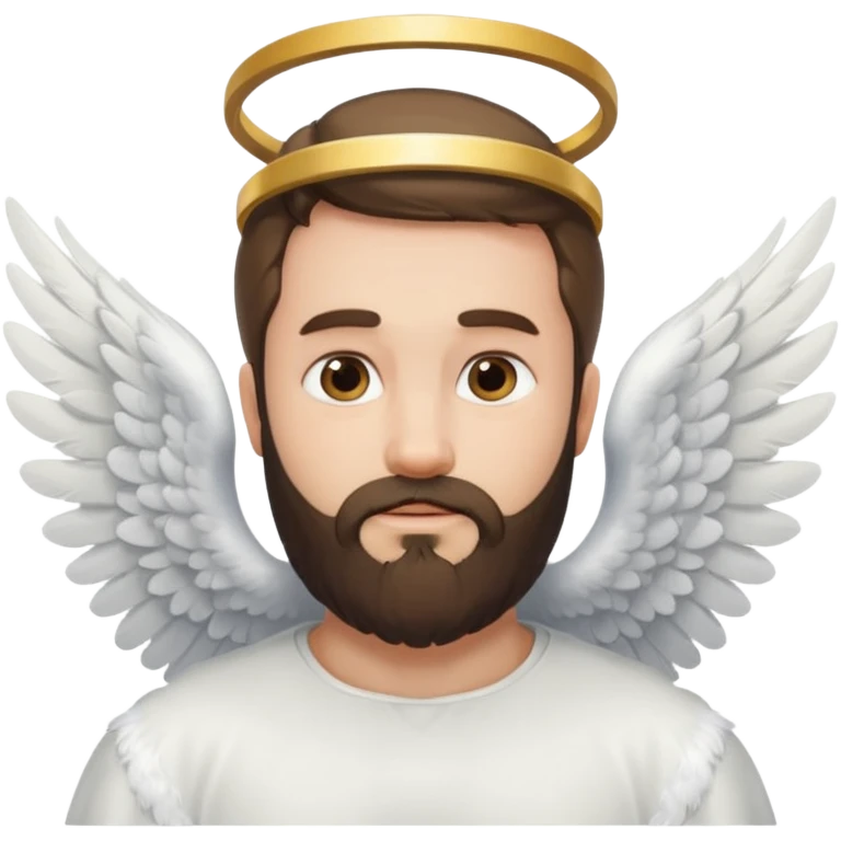bearded man angel emoji
