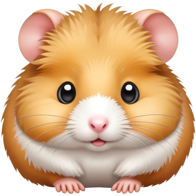 Hamster with big eye lashes  emoji