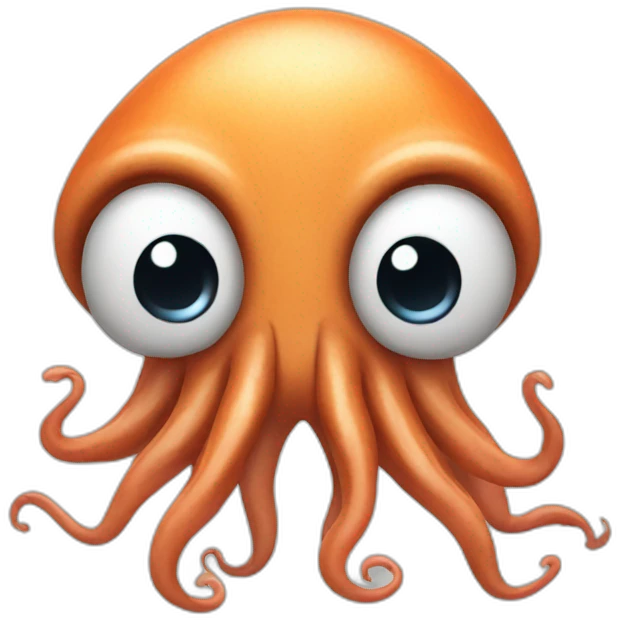 a squid shrugging emoji