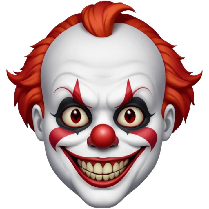 Scary clown  emoji