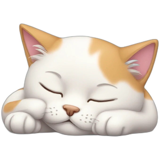 sleepy cat emoji