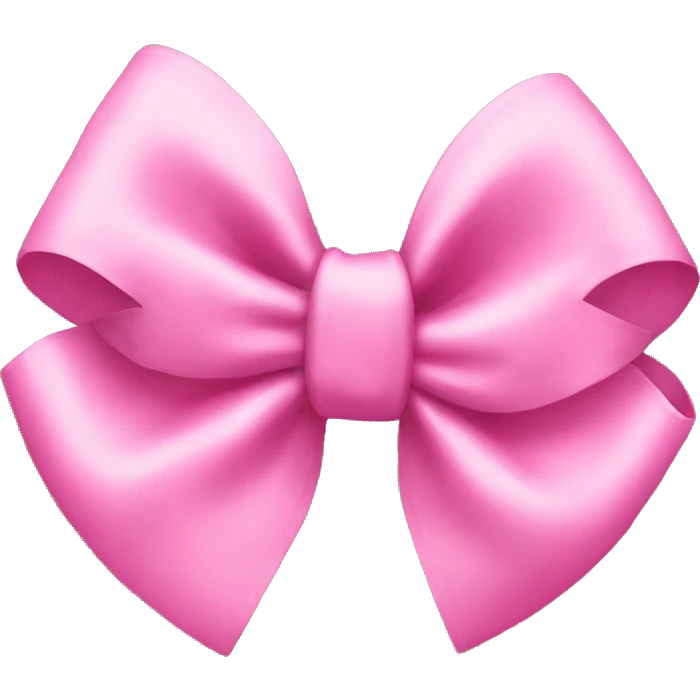 pink bow emoji