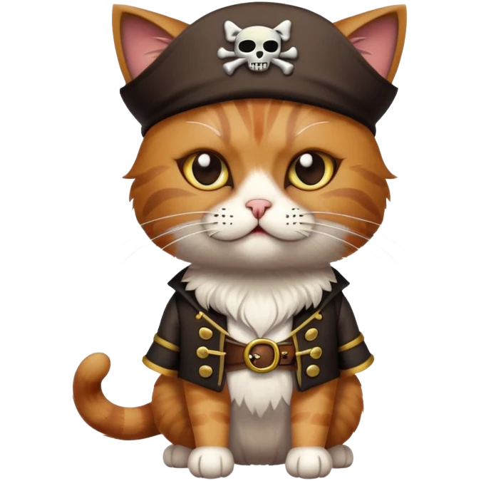 cat pirate emoji
