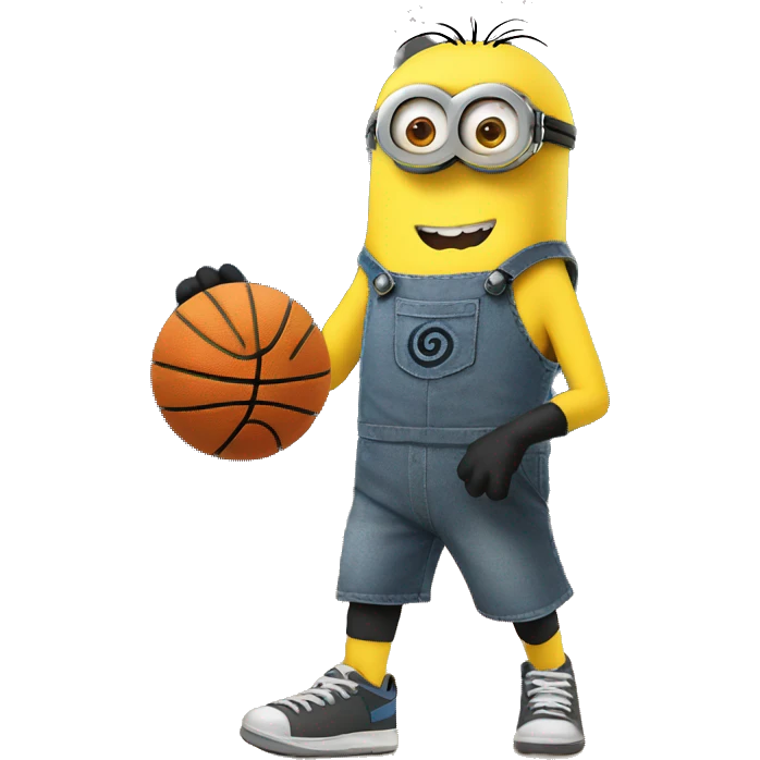 minion playing basket-ball emoji