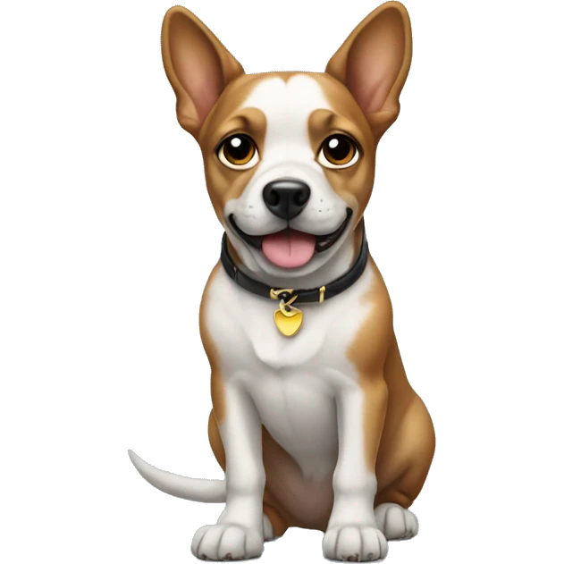 Dog wearing heels emoji