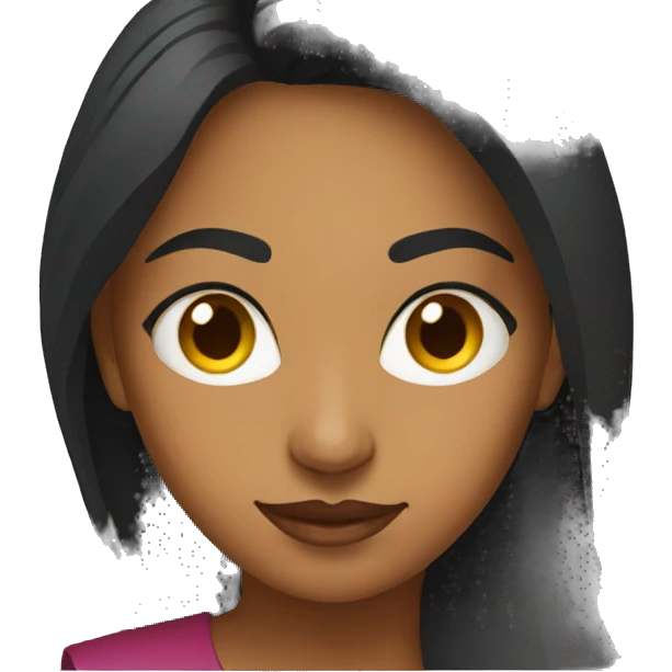 indian women focused on laptop emoji