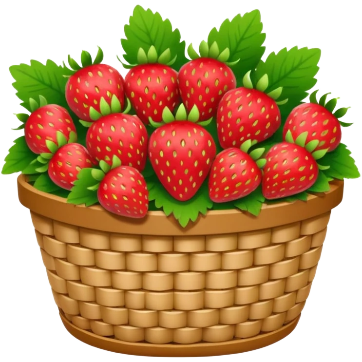 strawberry basket emoji