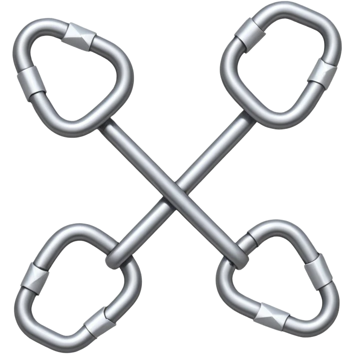 iOS-style emoji of a chain link with a directional arrow integrated into it, symbolizing strategic connection, forward movement, and targeted marketing, clean modern clear design emoji