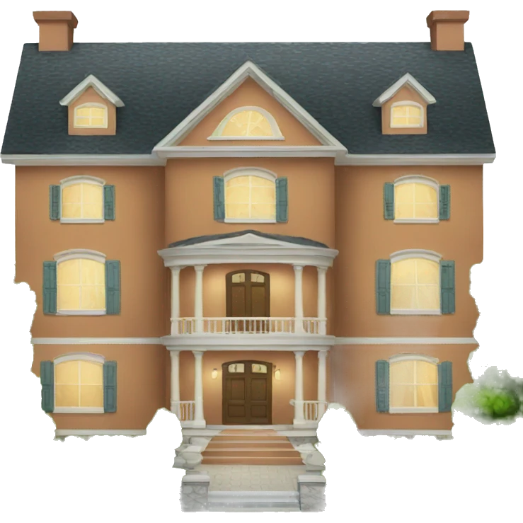 large house emoji